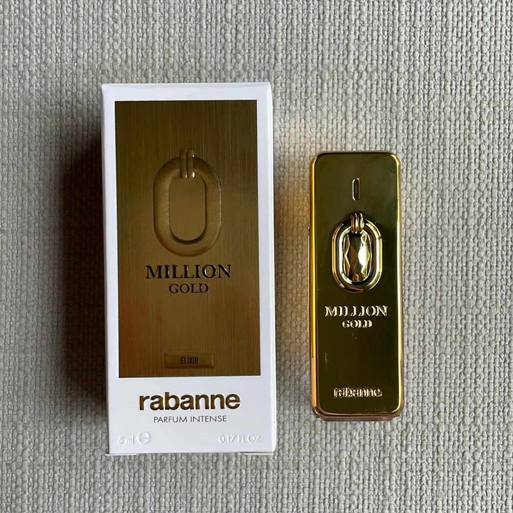 Rabanne Million Gold ELIXIR collectible miniature